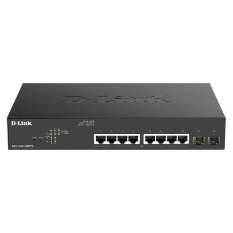D-Link DGS-1100-10MPV2 switch di rete Gestito Gigabit Ethernet (10/100/1000) Supporto Power over Ethernet (PoE (DGS-1100-10MPV2)