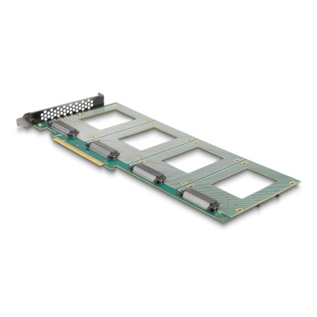 DeLOCK Scheda PCI Express 4.0 x16 a 4 x interno U.2 NVMe SFF-8639 - Biforcazione (LxP 288 x 122 mm) (90169)