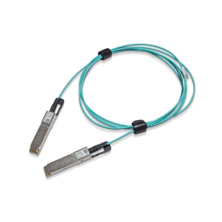 Nvidia MFS1S00-H010E cavo InfiniBand e in fibra ottica 10 m QSFP56 Blu (980-9I45G-00H010)