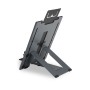 BakkerElkhuizen Ergo-Q Hybrid Pro Supporto per computer portatile Nero, Grigio scuro 40,6 cm (16") (BNEQHPDG)