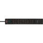 Brennenstuhl 1150660415 prolunghe e multiple 3 m 5 presa(e) AC Interno Nero