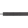 Brennenstuhl 1150660415 prolunghe e multiple 3 m 5 presa(e) AC Interno Nero