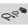 DeLOCK 63263 hub di interfaccia USB 3.2 Gen 1 (3.1 Gen 1) Type-B 5000 Mbit/s Grigio (63263)