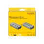 DeLOCK 63263 hub di interfaccia USB 3.2 Gen 1 (3.1 Gen 1) Type-B 5000 Mbit/s Grigio (63263)