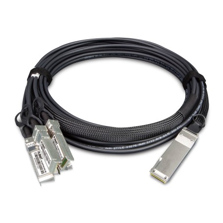PLANET 40G QSFP+ to 4 10G SFP+ 5M cavo InfiniBand e in fibra ottica QSFP+ 4x SFP+ Nero (CB-QSFP4X10G-5M)