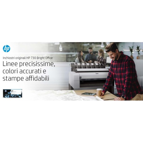 HP Cartuccia di inchiostro giallo DesignJet 730 da 130 ml (P2V64A)