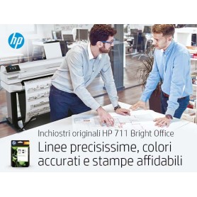 HP Cartuccia inchiostro nero DesignJet 711, 80 ml (CZ133A)