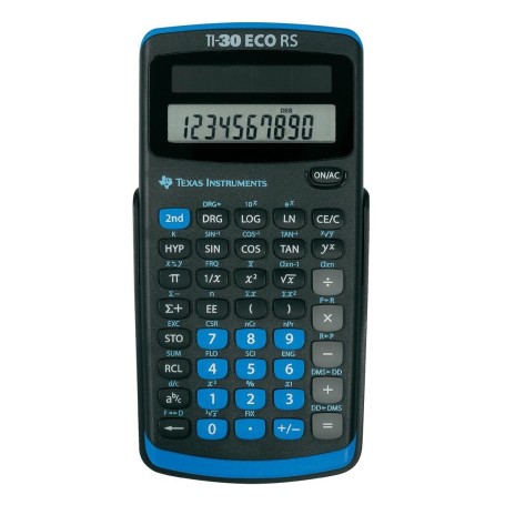Texas Instruments TI-30 ECO RS calcolatrice Tasca Calcolatrice scientifica Nero (TI30ECORS)