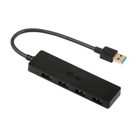 i-tec Advance U3HUB404 hub di interfaccia USB 3.2 Gen 1 (3.1 Gen 1) Type-A 5000 Mbit/s Nero (U3HUB404)