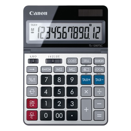 Canon TS-1200TSC calcolatrice Desktop Calcolatrice di base Metallico (2468C002)