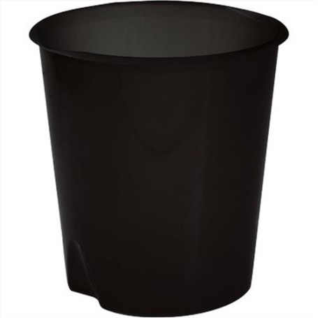 Fellowes E020NE cestino per rifiuti Rotondo Polipropilene (PP) Nero (E020NE)
