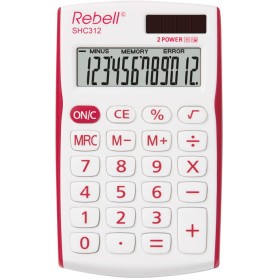 Rebell SHC312 calcolatrice Tasca Calcolatrice di base Rosso (SHC312RD)