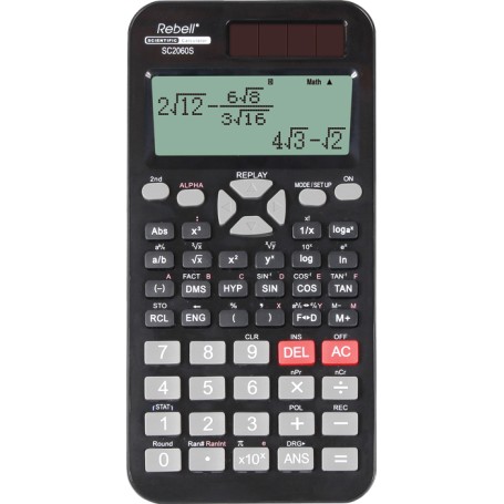 Rebell SC2060S calcolatrice Tasca Calcolatrice scientifica Nero (SC2060S)