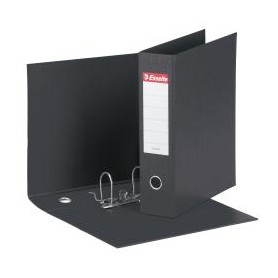 Esselte Eurofile raccoglitore ad anelli Nero (390755130)