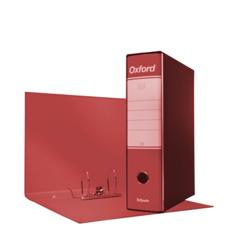 Esselte Registratore Oxford Commerciale Dorso 8 cm Rosso (390783160)