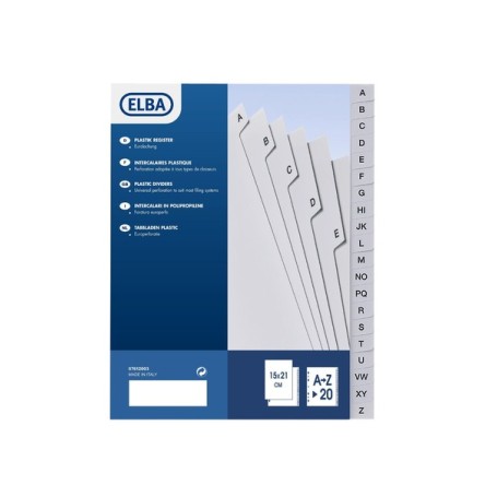 Elba 400006681 divisore Polipropilene (PP) Multicolore 20 pz (400006681)