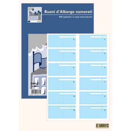 Edipro E5897C modulo e libro contabile 900 pagine (E5897C)