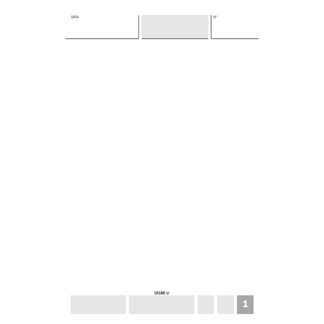Data Ufficio DU161880000 modulo e libro contabile 3 pagine (DU161880000)