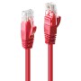 Lindy RJ-45/RJ-45 Cat6 1m cavo di rete Rosso U/UTP (UTP) (48032)