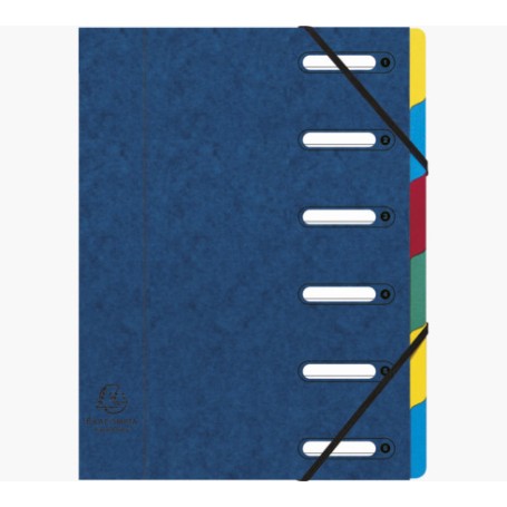 Exacompta 55062E cartella Cartone Blu A4 (55062E)