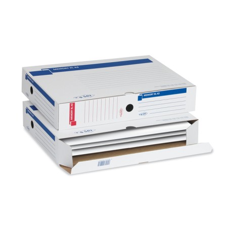 SEI Rota 673205 scatola per la conservazione di documenti Cartoncino, PVC Blu, Bianco (673205)