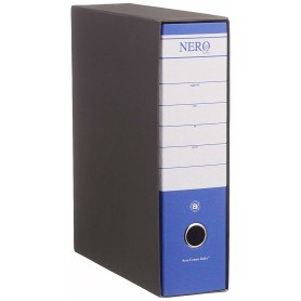 Brefiocart NERO& raccoglitore ad anelli A4 Nero, Blu (0201156BS)
