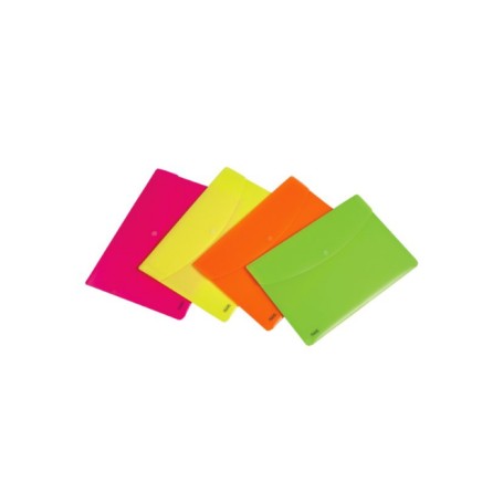 Favorit 400116127 cartella Polipropilene (PP) Fucsia, Verde, Arancione, Giallo A4 (400116127)