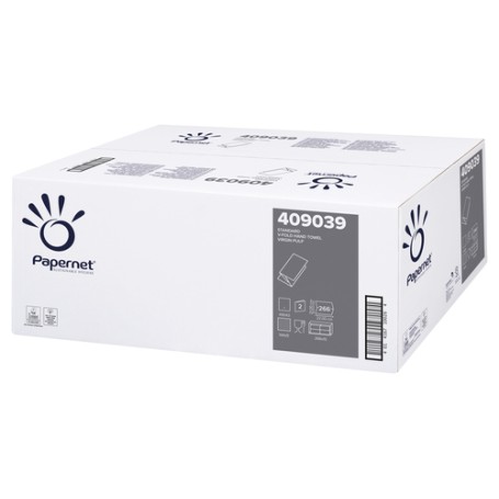 Papernet 409039 asciugamano di carta 266 fogli Cellulosa Bianco (409039)