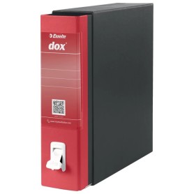 Esselte Dox 1 raccoglitore ad anelli A4 Nero, Rosso (D26111)