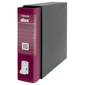 Esselte Dox 2 raccoglitore ad anelli A4 Nero, Bordeaux (D26205)