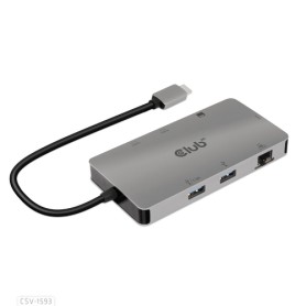 CLUB3D CSV-1593 hub di interfaccia USB 3.2 Gen 1 (3.1 Gen 1) Type-C 16200 Mbit/s Metallico (CSV-1593) CLUB3D CSV-1593 hub di interfaccia USB 3.2 Gen 1 (3.1 Gen 1) Type-C 16200 Mbit/s Metallico (CSV-1593)