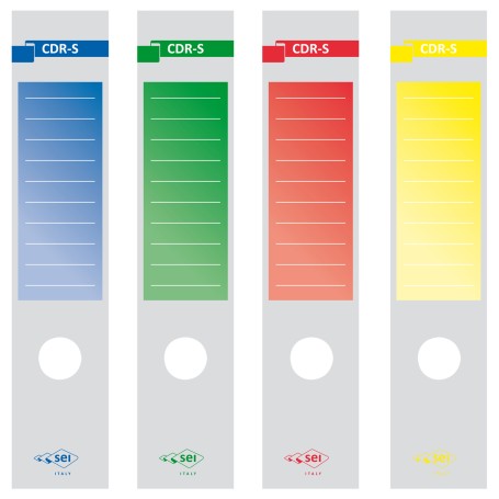 SEI Rota CDR-S etichetta autoadesiva Rettangolo Verde 200 pz (580126)
