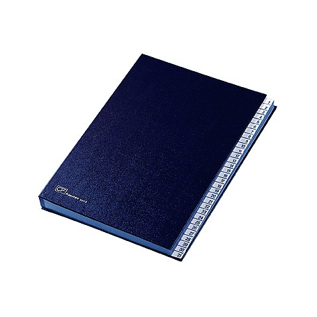 Fraschini Numerical Folder Finta pelle Blu 240 x 340 mm (643-EB)