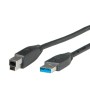 ROLINE 11.02.8871 cavo USB 3 m USB 3.2 Gen 1 (3.1 Gen 1) USB A USB B Nero (RO11.02.8871)
