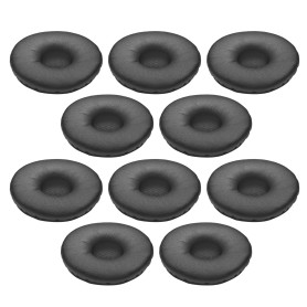Jabra 14101-49 cuscinetto per auricolari Finta pelle Nero 10 pz (14101-49)