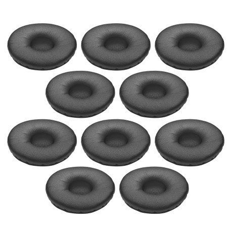 Jabra 14101-49 cuscinetto per auricolari Finta pelle Nero 10 pz (14101-49)
