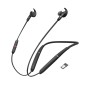 Jabra Evolve 65e MS & Link 370 Cuffia Passanuca Bluetooth Nero (6599-623-109)