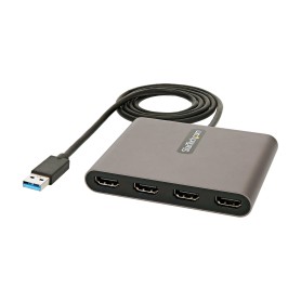 StarTech.com USB32HD4 adattatore grafico USB 1920 x 1080 Pixel Grigio (USB32HD4) StarTech.com USB32HD4 adattatore grafico USB 1920 x 1080 Pixel Grigio (USB32HD4)