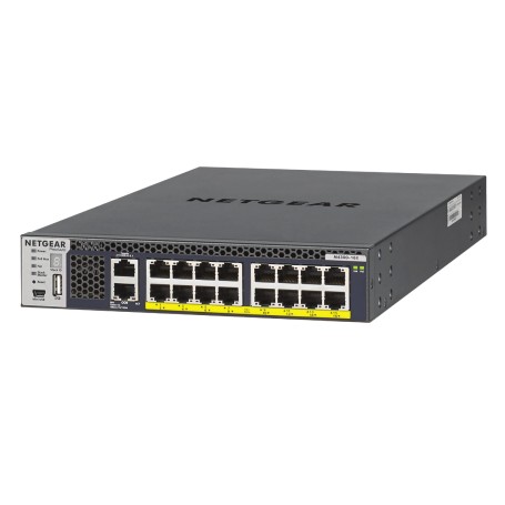 Netgear M4300-16X Gestito L3 10G Ethernet (100/1000/10000) Supporto Power over Ethernet (PoE) 1U Nero (XSM431 (XSM4316PB-100NES)