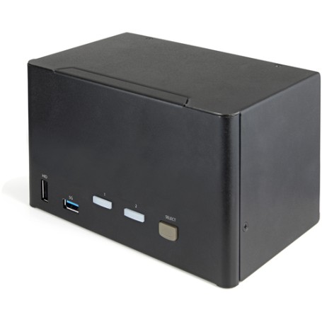 StarTech.com SV231QDPU34K switch per keyboard-video-mouse (kvm) Nero (SV231QDPU34K)