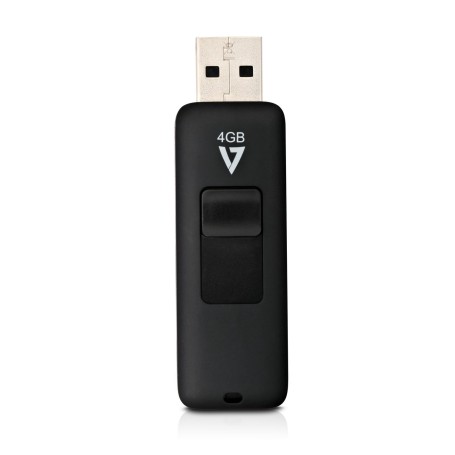 V7 VF24GAR-3E unità flash USB 4 GB USB tipo A 2.0 Nero (VF24GAR-3E)