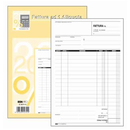 Edipro E5274A modulo e libro contabile (E5274A)