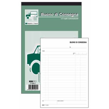 Edipro Block the Delivery modulo e libro contabile 60 pagine (E5213CT)