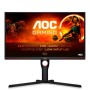 AOC G3 25G3ZM/BK Monitor PC 62,2 cm (24.5") 1920 x 1080 Pixel Full HD Nero, Rosso (25G3ZM/BK)