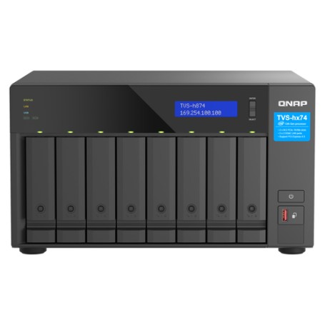 QNAP TVS-h874 NAS Tower Collegamento ethernet LAN Nero i5-12400 (TVS-H874-I5-32G)