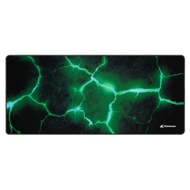 Sharkoon SKILLER SGP30 Tappetino per mouse per gioco da computer Nero, Verde (SKILLER SGP30 XXL ST)