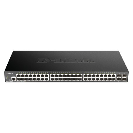 D-Link DGS-1250-52X switch di rete Gestito L3 Gigabit Ethernet (10/100/1000) Nero (DGS-1250-52X/E) (DGS-1250-52X)