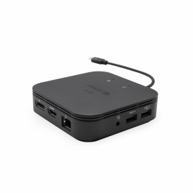 i-tec Thunderbolt 3 Travel Dock Dual 4K Display with Power Delivery 60W + Universal Charger 77 W (TB3TRAVELDOCKPD60W)