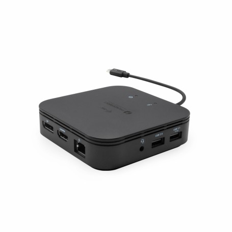 i-tec Thunderbolt 3 Travel Dock Dual 4K Display with Power Delivery 60W + Universal Charger 77 W (TB3TRAVELDOCKPD60W)