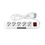 Vultech MU-01 prolunghe e multiple 1,5 m 5 presa(e) AC Bianco (MU-01)